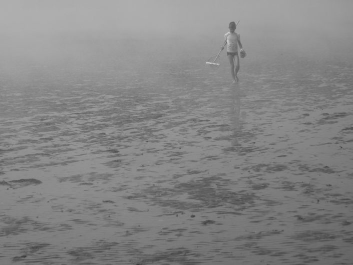 Brumes matinales sur la plage