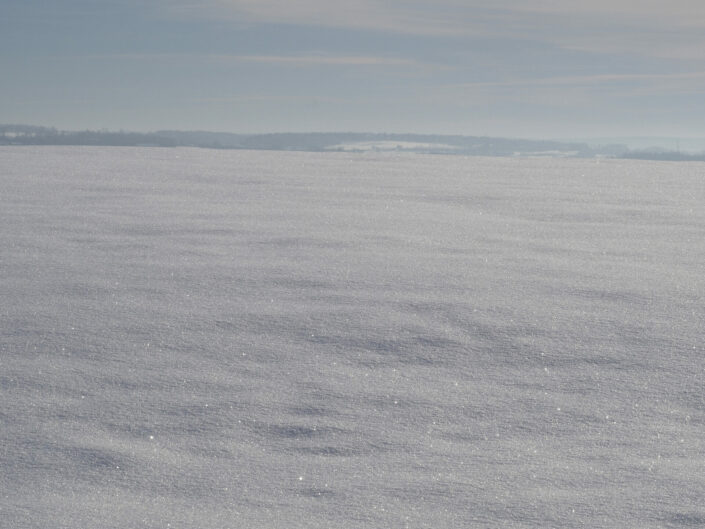 Mont sous la neige, le 20 janvier 2024